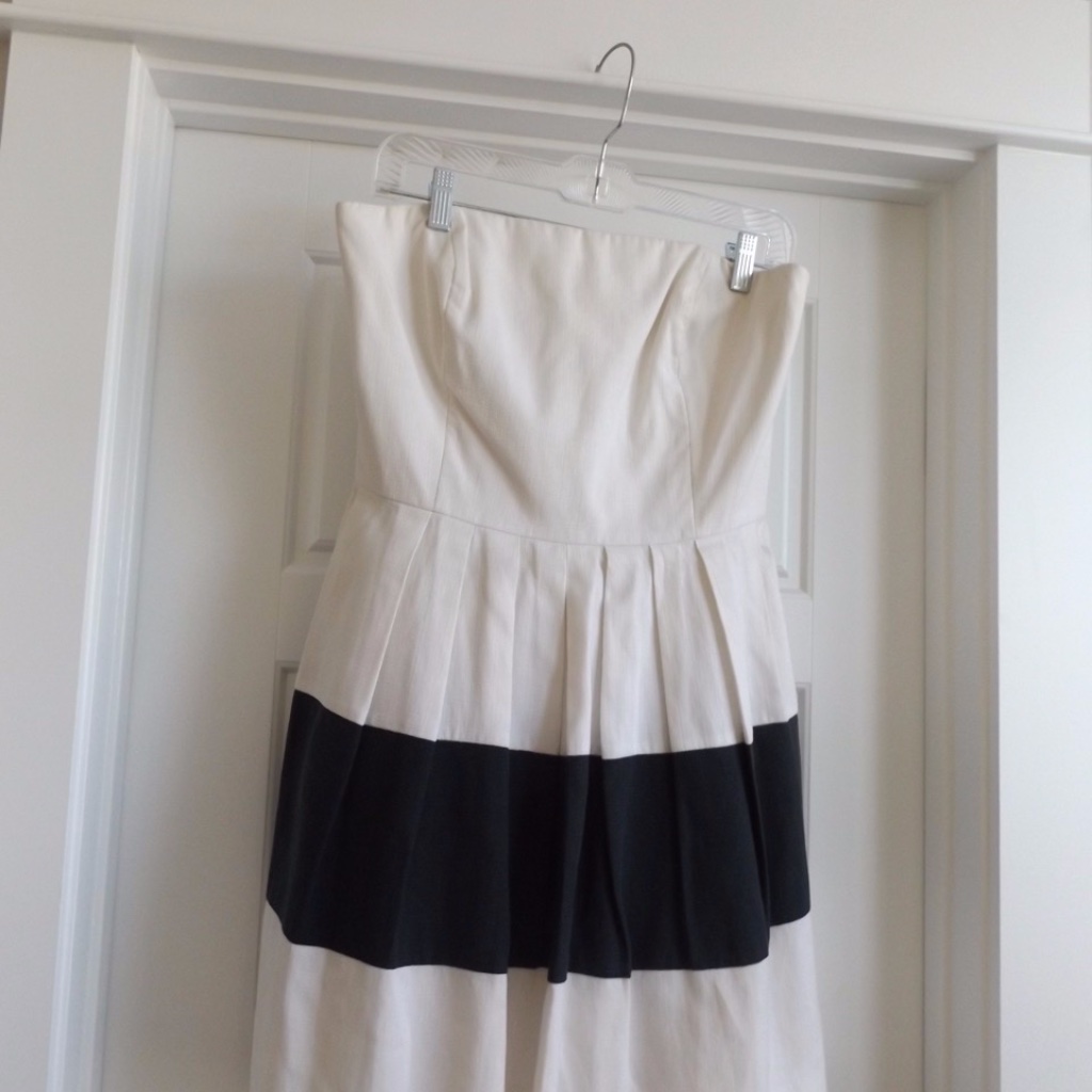 Rachel Zoe Margret Strapless Stripe Dress